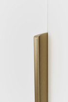Furnipart - Edge Straight - greb i Aluminium Børstet messing CC3x160mm L60
